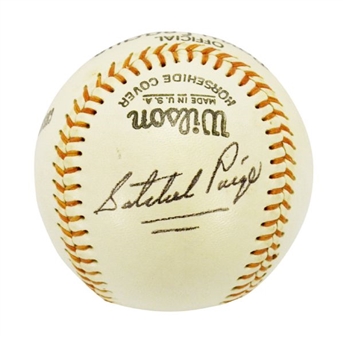 Satchel Paige Single-Signed Baseball 